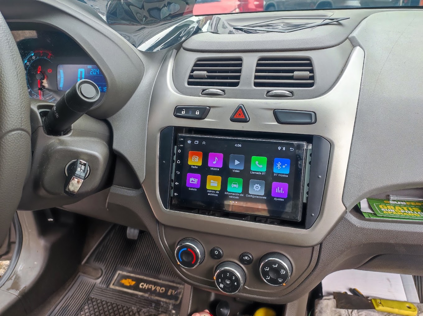 Radio Android 2 DIN — Chevrolet